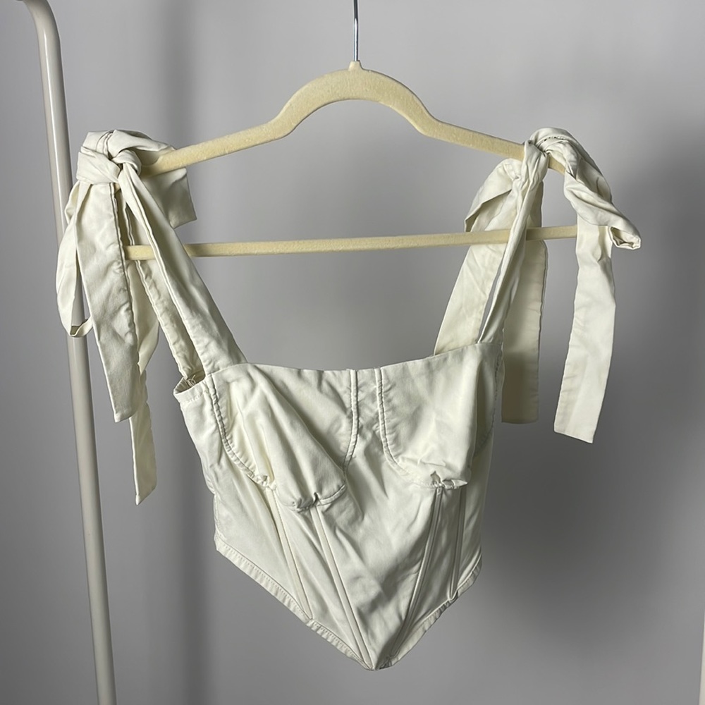 Cream corset